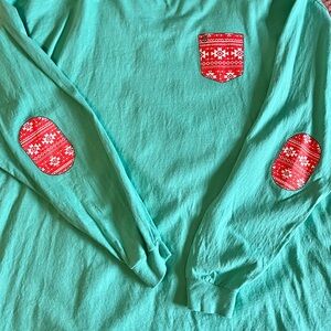 Simply Southern Teal Christmas Graphic Tee